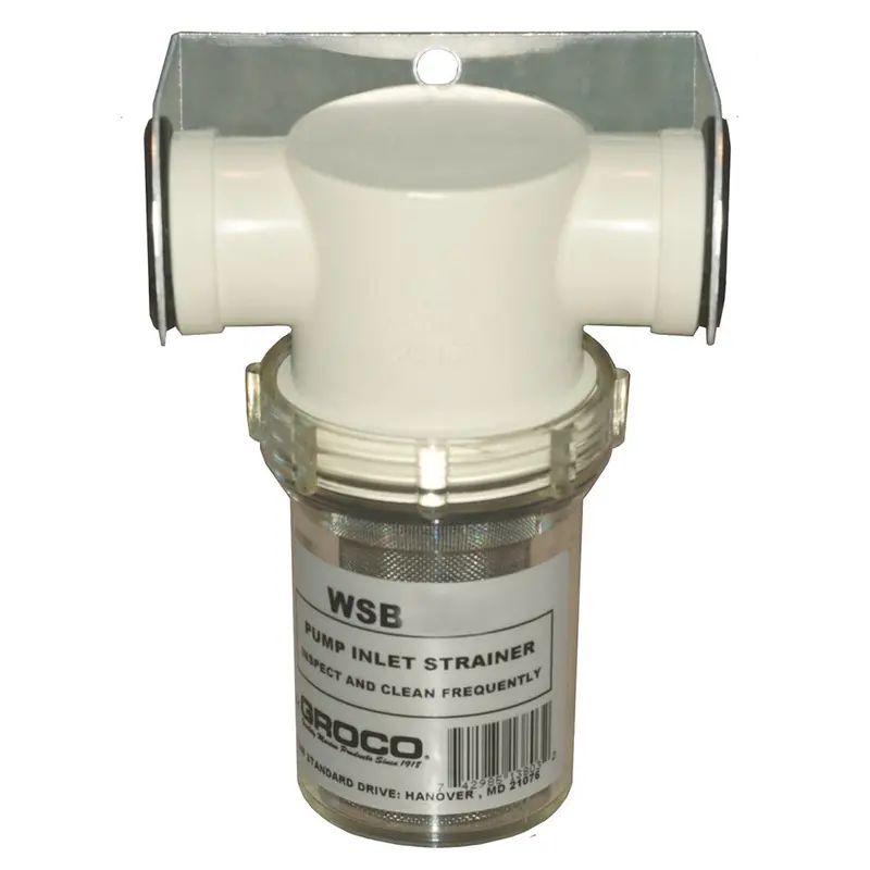 Groco 1/2" Fresh Water Strainer W/Plastic Basket [Wsb-500-P] 1