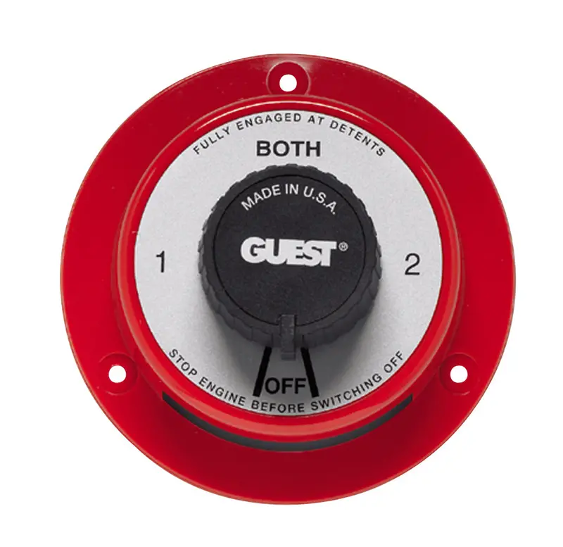 Guest 2101 Battery Switch 4 Pos W/O Field Disconnect 1