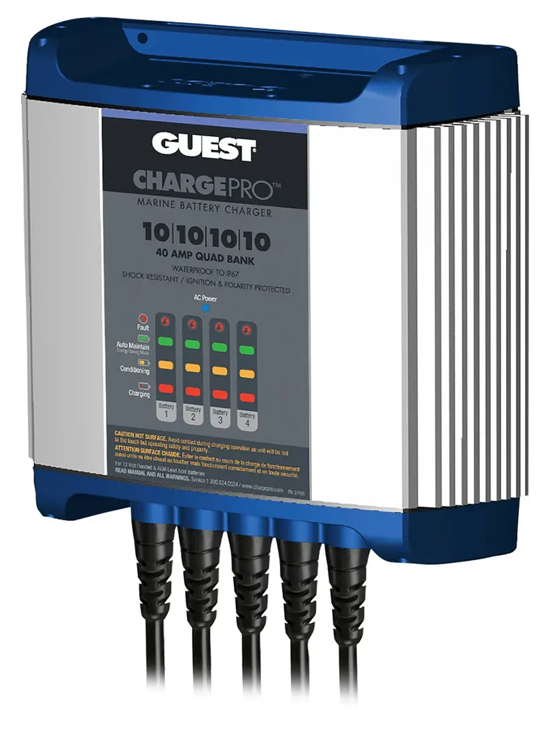Guest 2740A 40A 4 Bank 120V Input Battery Charger 1
