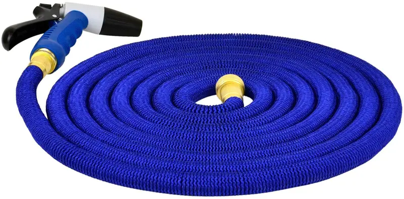 Hosecoil 50Ft Expandable Hose With Spray Nozzel 1