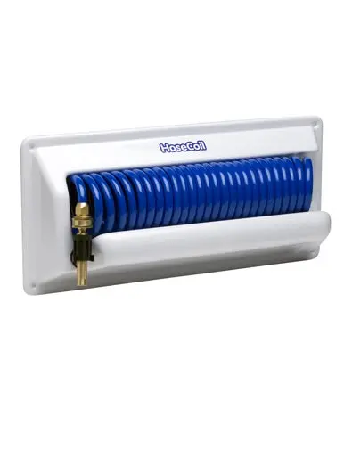 Hosecoil Horizontal Mount Enclosure With 5Ft Feeder Hose 1