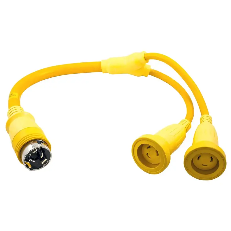 Hubbell Hbl64cm54 Adapter 2 30A Female Ends - 50A 250 1