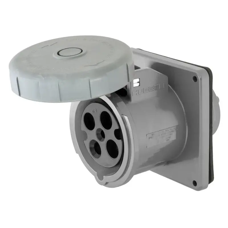 Hubbell M4100r12 100A 125/250V Dockside Receptacle 1