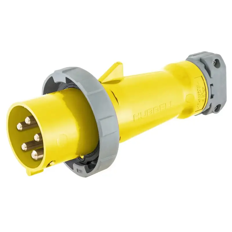 Hubbell M5100p9 100A 30Y 120/208V Male Plug 1