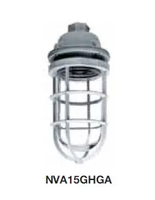 Hubbell Nva15ghga Pendant Mount Vaportight Light Fixture 1