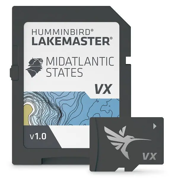 Humminbird Lakemaster Vx Mid-Atlantic States Microsd 1