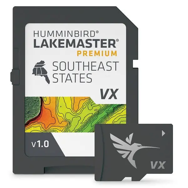 Humminbird Lakemaster Vx Premium Southeast Microsd 1