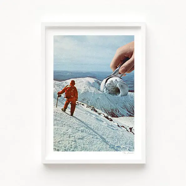 'Ice Cream Mountain' Art Print By Vertigo Artography | Surreal Food Wall Art Quirky Kitchen Decor 2