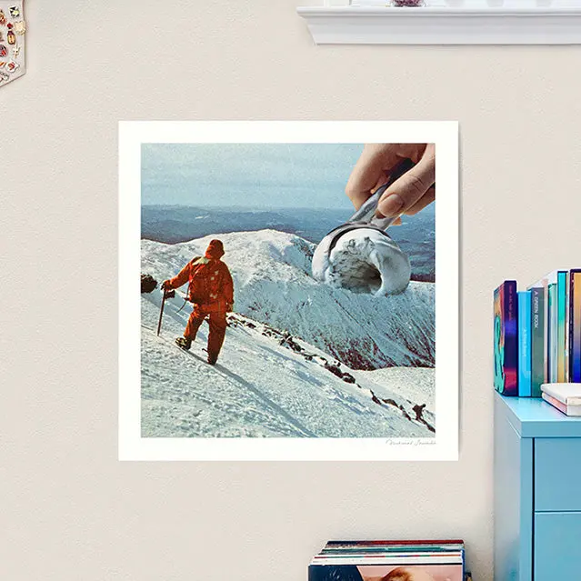 'Ice Cream Mountain' Art Print By Vertigo Artography | Surreal Food Wall Art Quirky Kitchen Decor 4