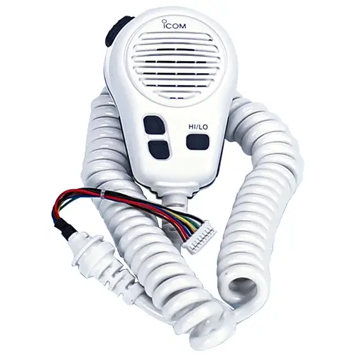 Icom Hm196sw White Microphone Replacement For M424 1