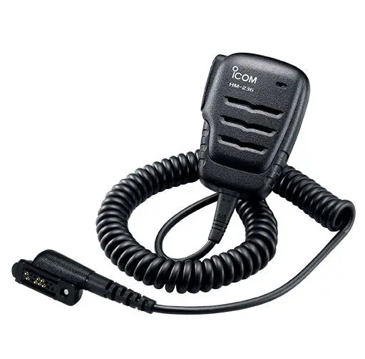 Icom Hm236 Compact Waterproof Speaker Microphone 1