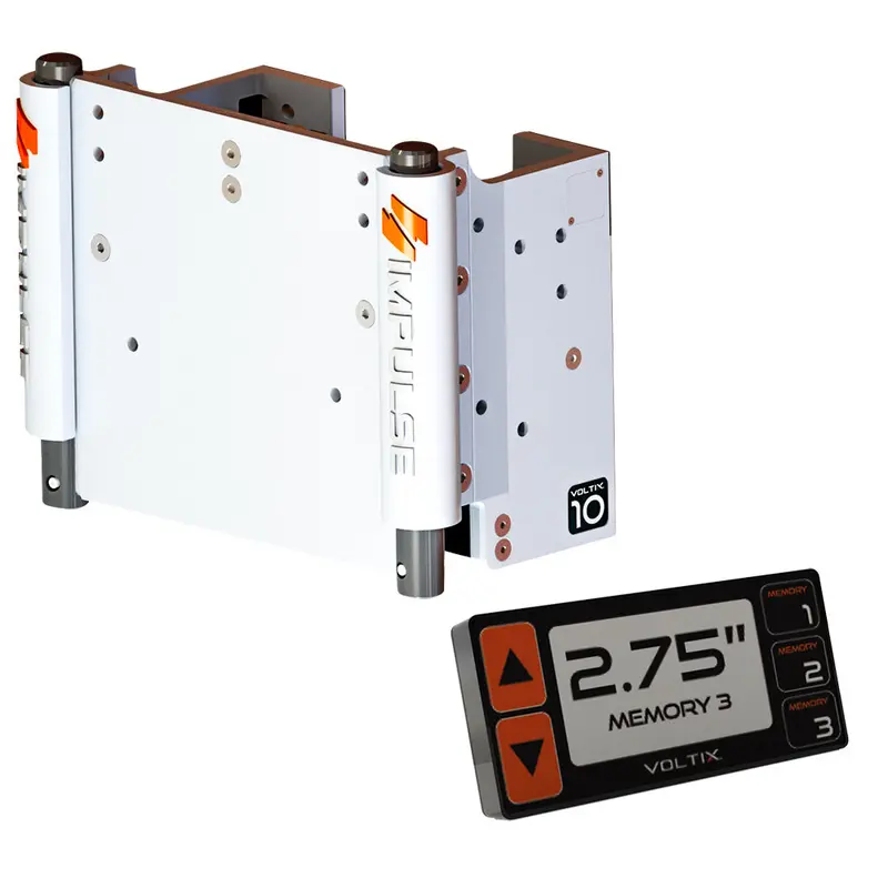 Impulse 10" Set Back Electric Jack Plate W/Smart Control - White Cerakote [75070-W] 1