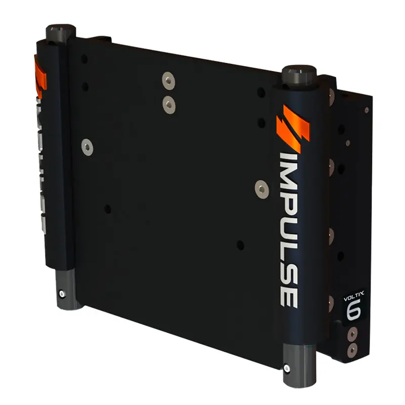 Impulse Xl 6" Set Back Electric Jack Plate W/Standard Control - Black Anodize [75053-B] 1