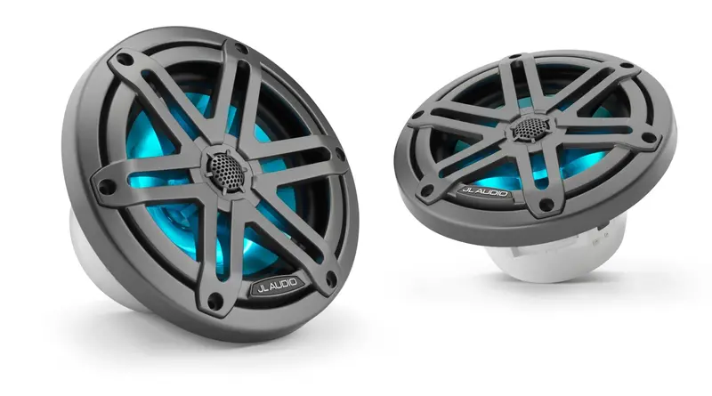 Jl Audio M3 6.5In Coaxial Speakers Gray Sport Grille With Rgb Led 1