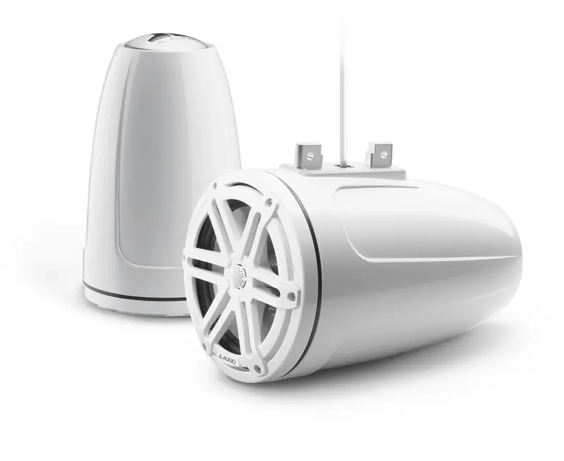 Jl Audio M3 7.7In Enclosed Tower Speakers White Sport Grille 1