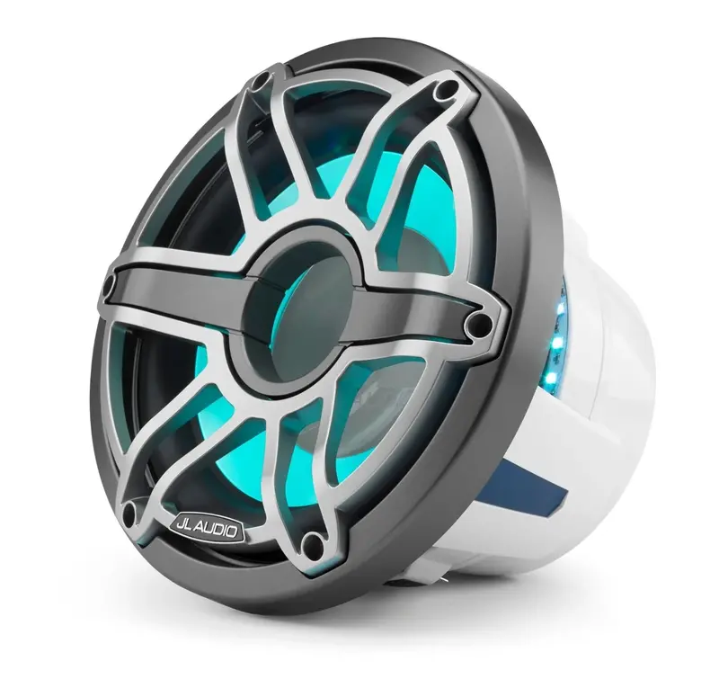 Jl Audio M6 10In Subwoofer With Titanium Sport Grille Rgb Led 1