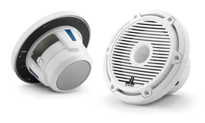 Jl Audio M6 6.5In Coaxial Speakers White Classic Grille 1