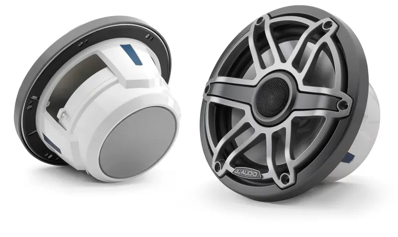 Jl Audio M6 7.7In Coaxial Speakers Titanium Sport Grille 1