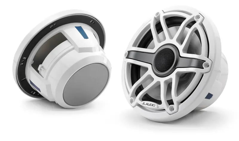 Jl Audio M6 7.7In Coaxial Speakers White Sport Grille 1