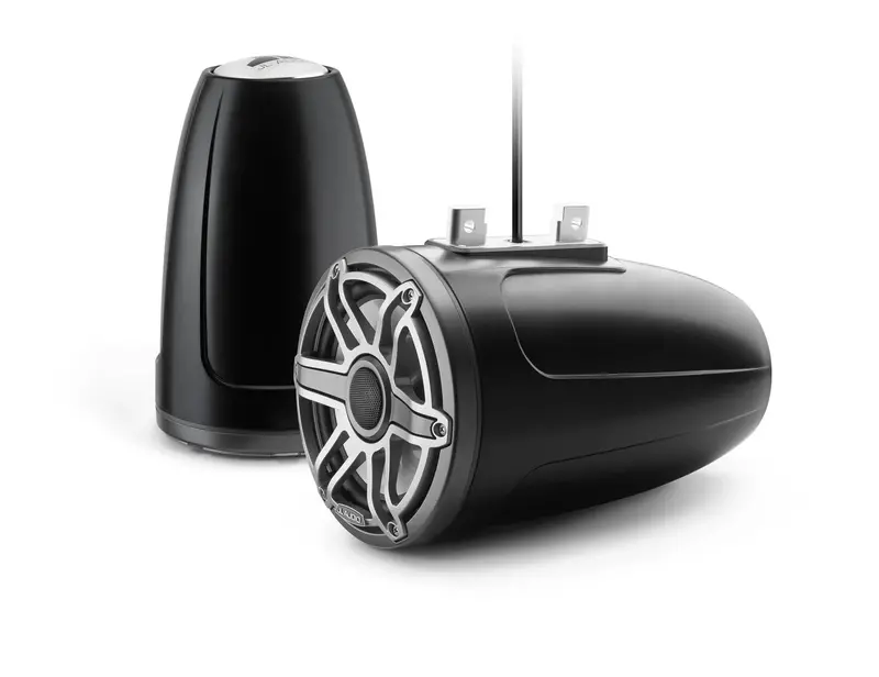 Jl Audio M6 7.7In Enclosed Tower Speakers Titanium Sport Grille 1