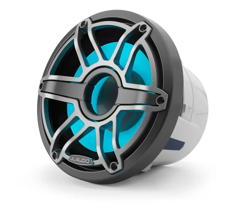 Jl Audio M6 8In Subwoofer With Titanium Sport Grille Infinite Baffle,  Rgb Led 1
