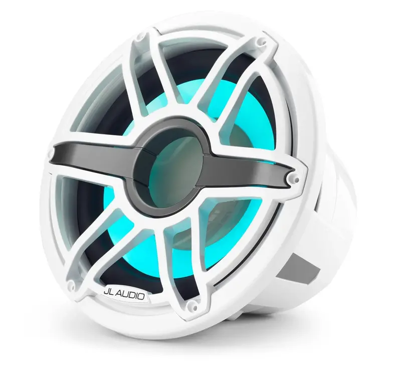 Jl Audio M7 12In Subwoofer With White Sport Grille Rgb Led 1