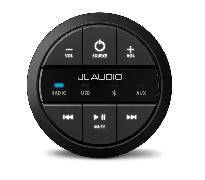 Jl Audio Mmr-20-Be Round Wired Remote For Mediamaster 1