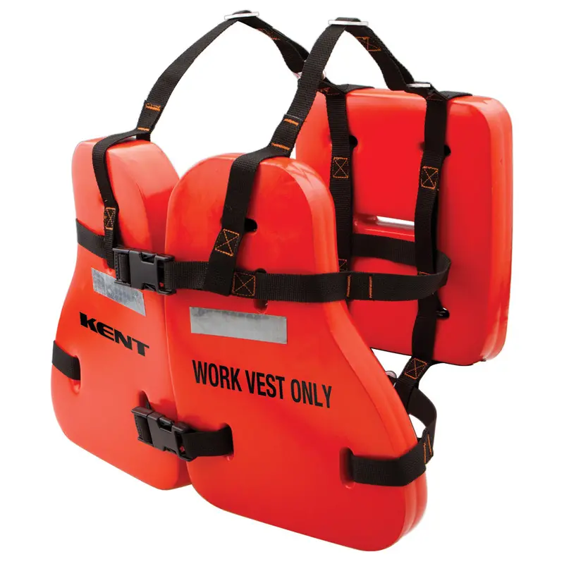 Kent Type V Vinyl Dip Work Vest - Oversized - Fits Chest Size 42- 68 [151200-200-005-13] 1