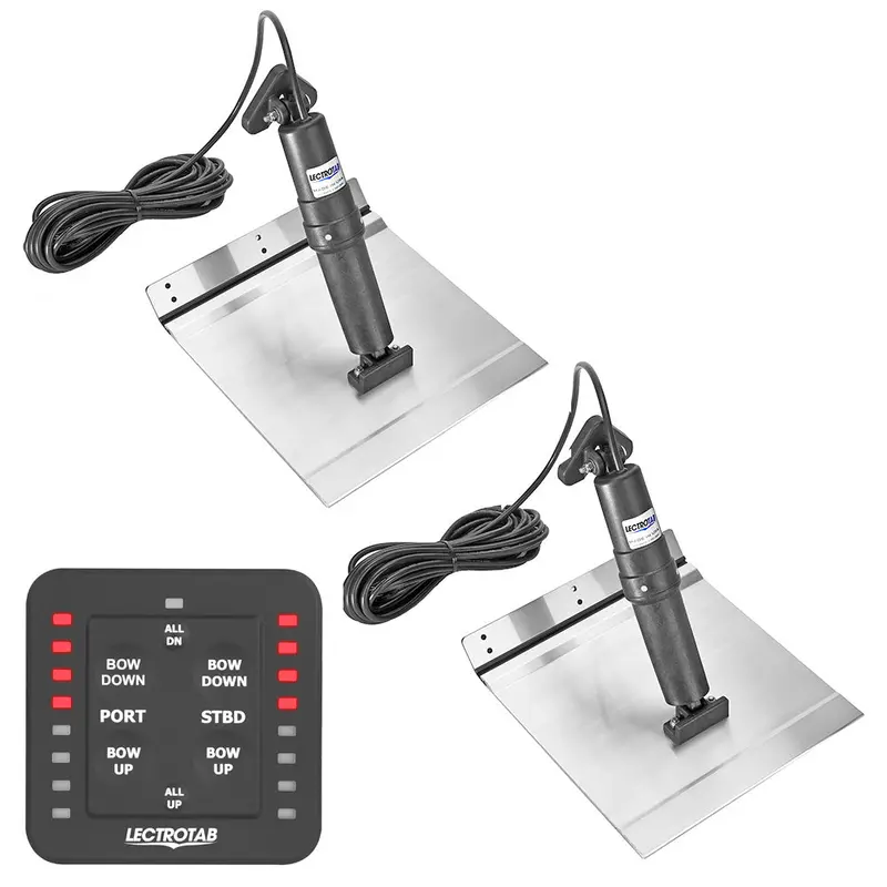 Lectrotab Xka Aluminum Alloy Trim Tab Kit W/One-Touch Control - 9 X 12 [Xkasl9x12a] 1