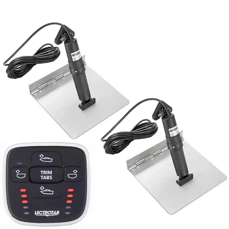 Lectrotab Xka Stainless Steel Trim Tab Kit W/Mlc-1 Control - 12 X 24 [Xkasml12x24] 1