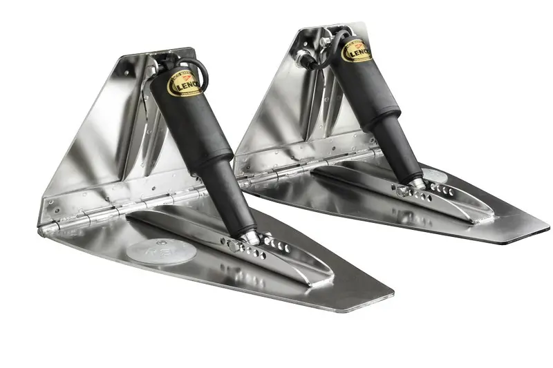 Lenco 18Inx12in High Performan Trim Tab Kit 12V Requires Switch 1