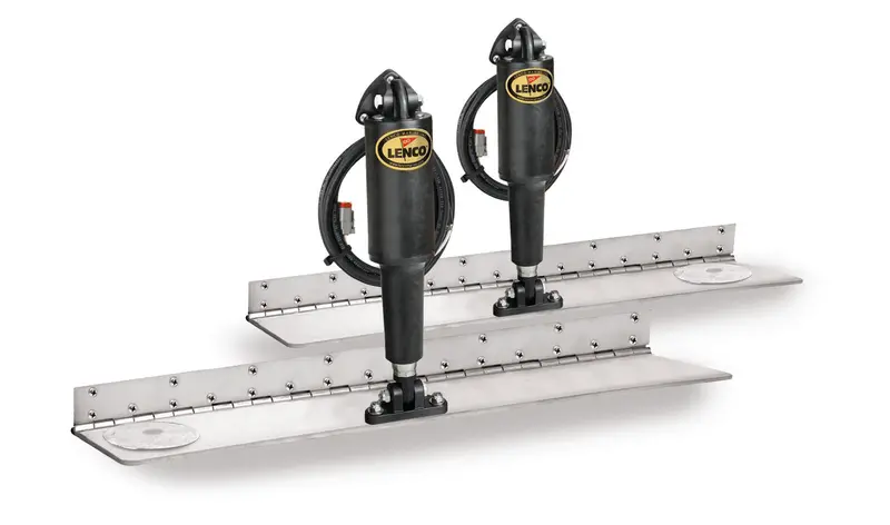Lenco 4Inx18in Hybrid Trim Tab Kit 12V 1