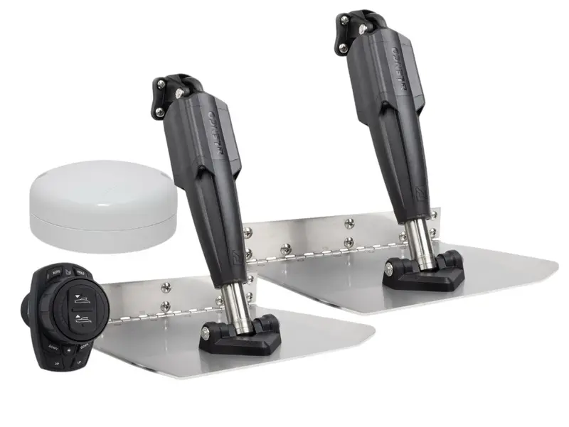Lenco 9Inx12in Standard Mount Trim Tab Kit 12V With Pro Control Auto 1