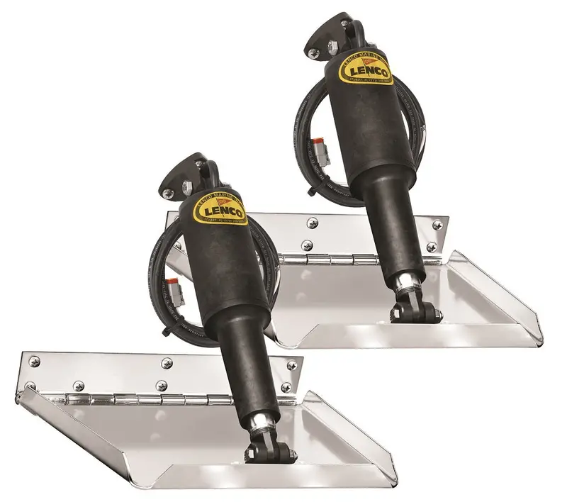 Lenco 9Inx9in Performance Trim Tab Kit 12V Requires Switch 1