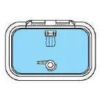 Lewmar Size 20 Ocean Series Hatch Flat Base 1