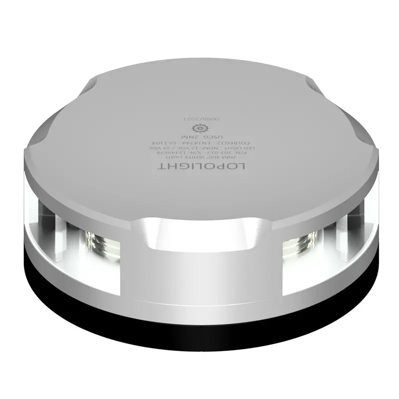 Lopolight Masthead/360-Degree Light - 3Nm - Silver Housing W/Fb Base [201-021-Fb] 1