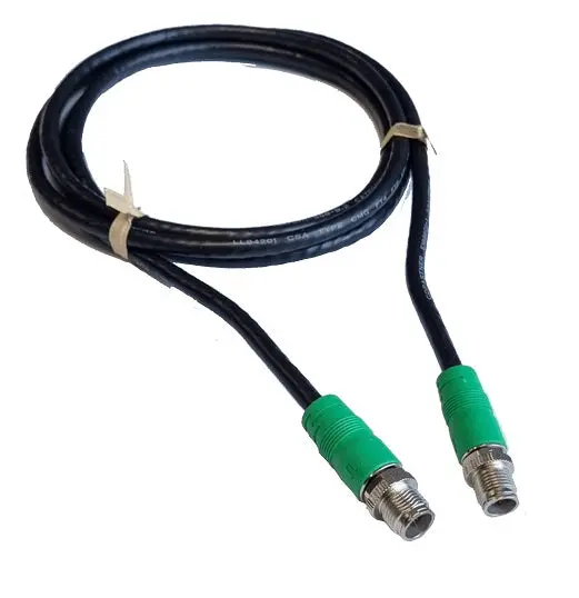 Lowrance 6Ft Ethernet Cable Green M12 8-Pin Male-Male 1