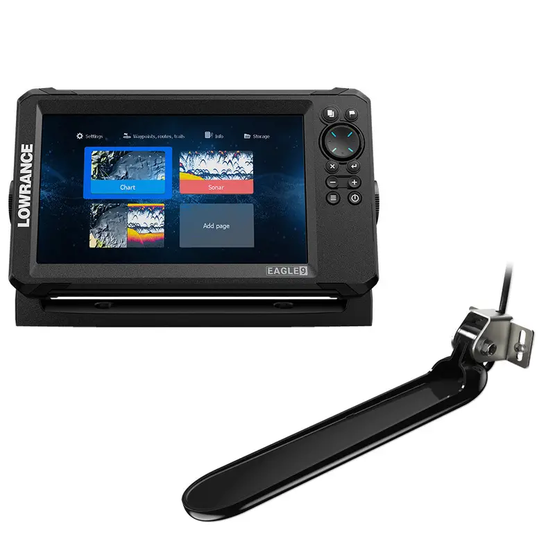 Lowrance Eagle 9 W/Tripleshot Transducer  Inland Charts [000-16126-001] 1