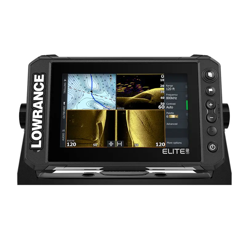 Lowrance Elite Fs 7 Chartplotter/Fishfinder W/Active Imaging 3-In-1 Transom Mount Transducer [000-15688-001] 1
