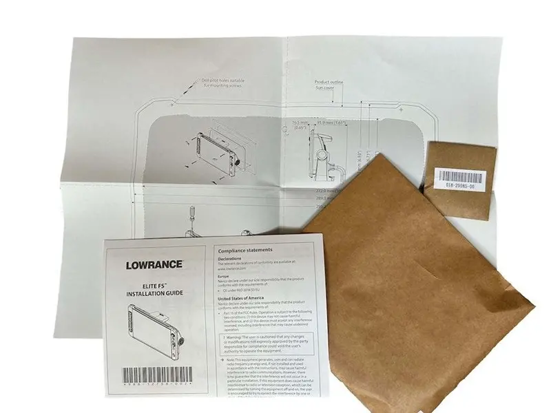 Lowrance Flush Mount Kit For Elite Fs 10 1