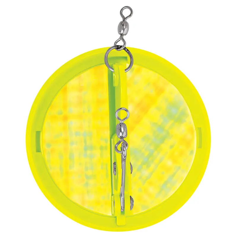 Luhr-Jensen 3-1/4" Dipsy Diver - Chartreuse/Silver Bottom Moon Jelly [5560-000-2509] 1