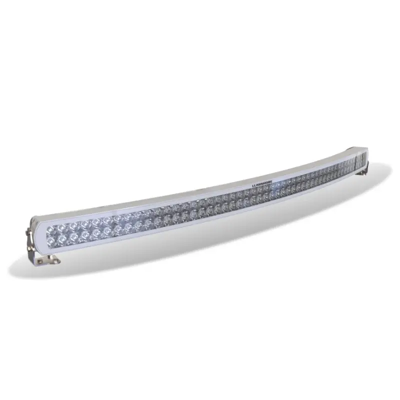 Lumishore 50In Curved Lightbar White Led, White Housing 12/24Vdc 1