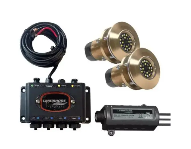 Lumishore Eos Tix404 Set 2 Lights, Hub And Lux Command Center 1