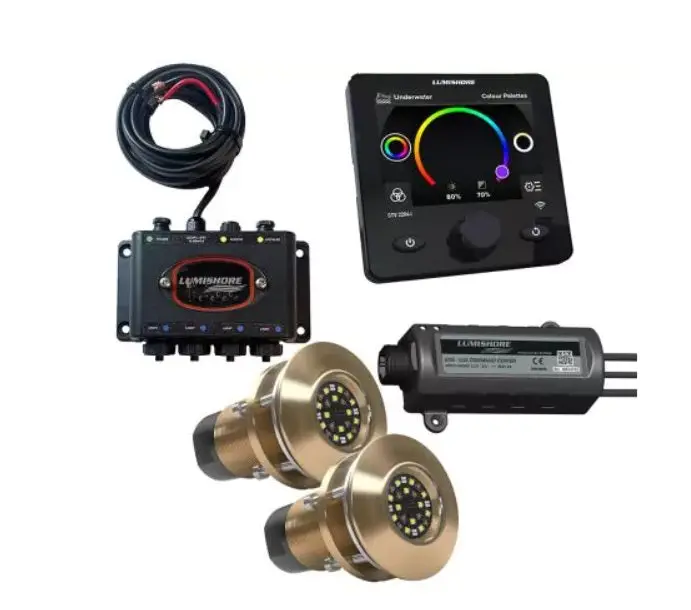 Lumishore Eos Tix404 Set 2 Lights, Hub, Display And Lux Command Center 1