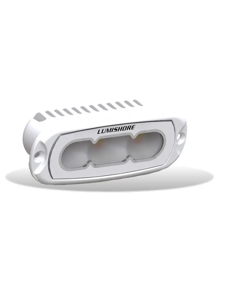 Lumishore Lux 4In Flood Led Light Flush Mount White Finish 1