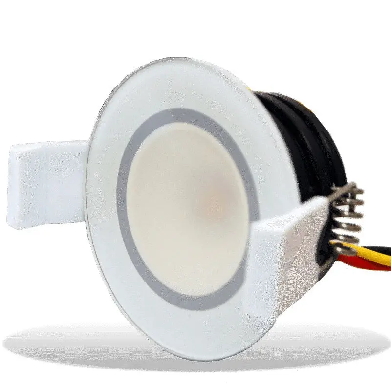 Lumishore Lux Dl50 Downlight Full Spectrum Crgbw 12/24Vdc 5 Watt White Bezel 1