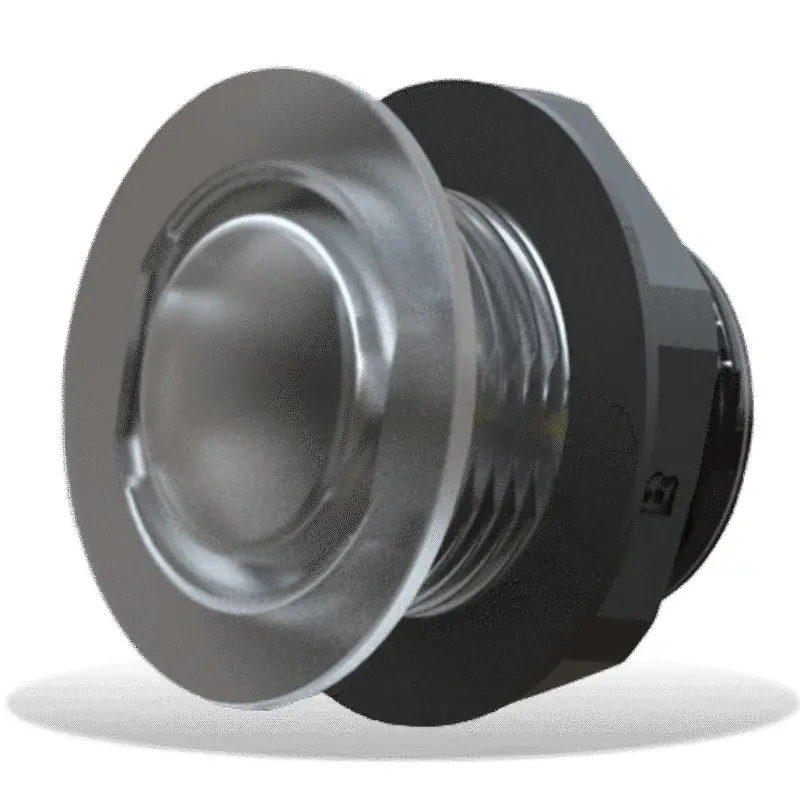 Lumishore Lux Lw25 Livewell Light, Crgbw 12/24Vdc 0.5 Watt Chrome Bezel 1