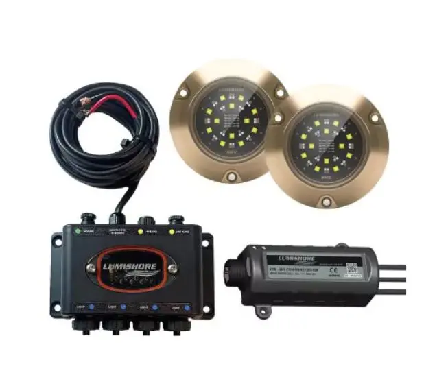 Lumishore Lux Smx154 Set 2 Lights, Hub And Lux Command Center 1