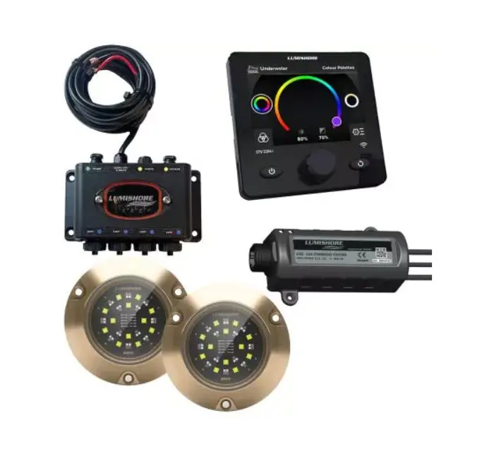 Lumishore Lux Smx154 Set 2 Lights, Hub, Display And Lux Command Center 1