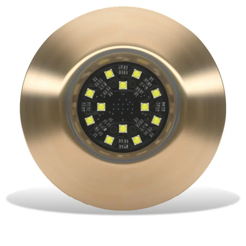 Lumishore Ora Tix404 Thru-Hull Mount Underwater White Led Bronze Housing 12/24Vdc 1
